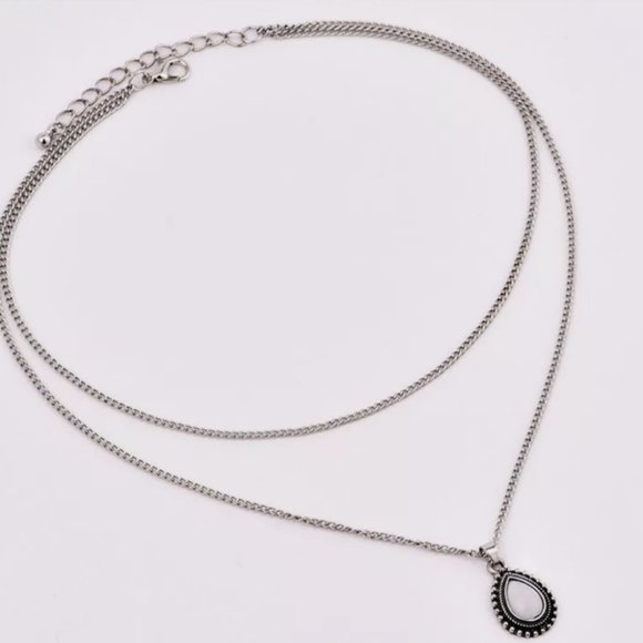 NEW Retro Dip Pendant Boho Bohemian Necklace - Picture 4 of 5